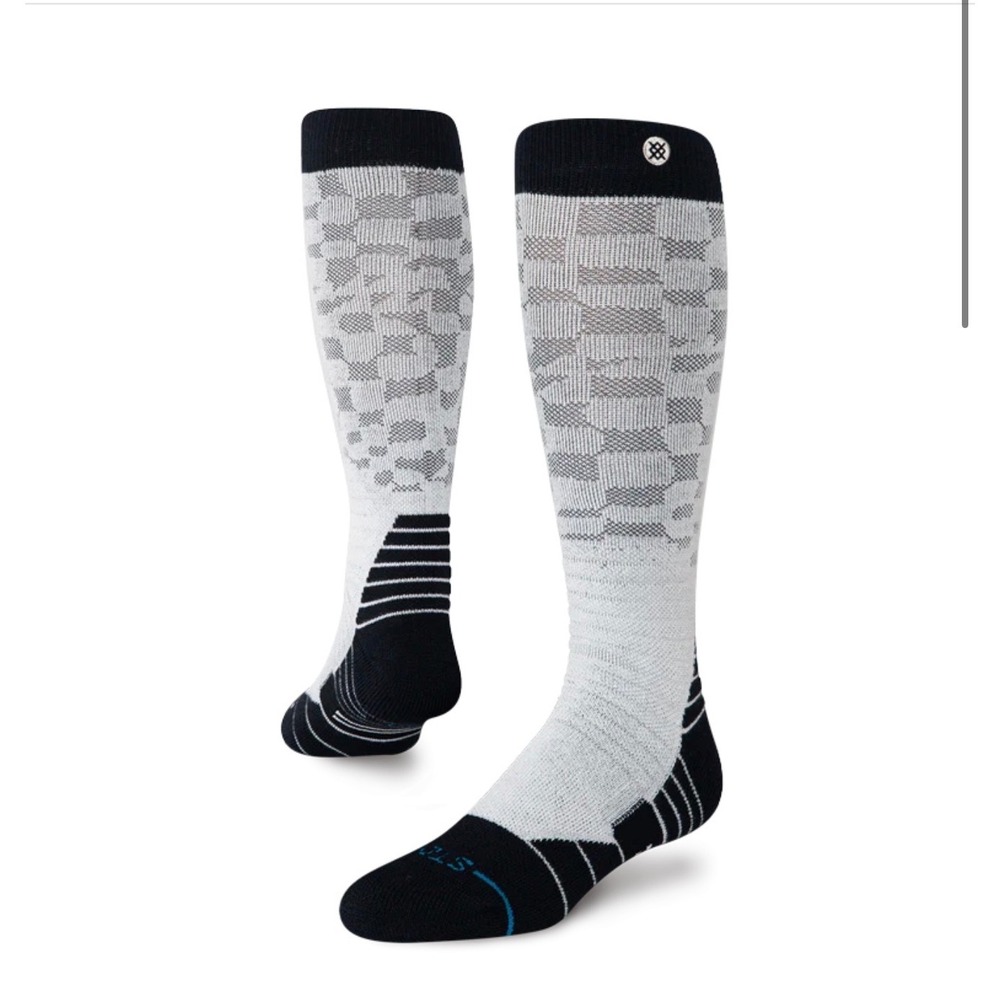 Stance Check Me Out Poly Snow Ski‎ Socks OTC Mens Large 9-13 Black New